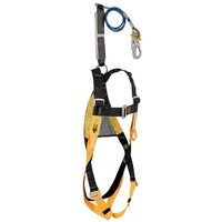 B-Safe Harness with Front and Rear Fall Arrest Attachment Points - 2m Wire Lanyard BH01132