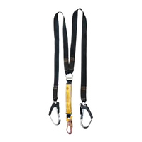B-Safe 2mt Twin Access Lanyard with Triple Action Karabiners On All Three Ends BL043332TC
