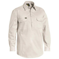 Bisley Closed Front Cool Lightweight Drill Shirt