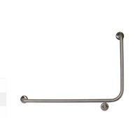 Wall mount safety grab rail (left) -  silver