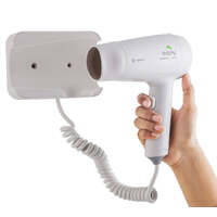 Plaza wall mount hair dryer 1800w - hot and cold
