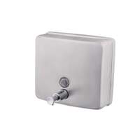Stainless steel liquid soap dispenser