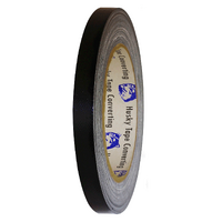 Husky Tape 64x Pack 105 Black Cloth Tape 18mm x 25m