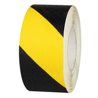 Husky Tape 12x Pack 450 Anti-slip Tread Tape Black/Yellow 75mm x 18m