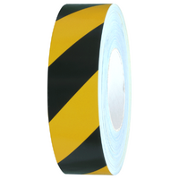 Husky Tape 4x Pack 5007 Reflective Tape Black/Yellow 48mm x 45m Left Stripe
