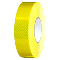 Husky Tape 4x Pack 5035 Reflective Tape Fluro Yellow 48mm x 45m