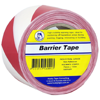 Husky Tape 16x Pack 560 Barrier Warning Tape Red/White 75mm x 100m