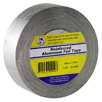 Husky Tape 24x Pack 621 Reinforced Aluminium Foil Tape 48mm x 50m