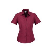 Biz Collection Ladies Plain Oasis Short Sleeve Shirt