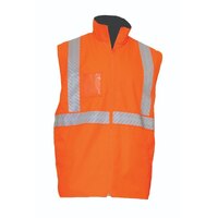 KM Workwear Fleece-Lined Waterproof Vest with Tape