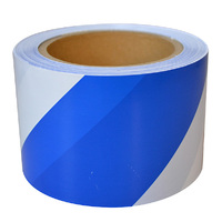 Blue & White Barricade Tape 75mm x 100mtr