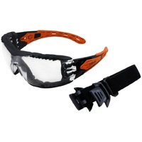 EVOLVE Safety Glasses with Gasket & Headband Clear Lens