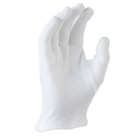 Maxisafe Interlock Poly/Cotton Glove Hemmed Cuff