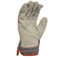 Candy stripe leather glove carded
