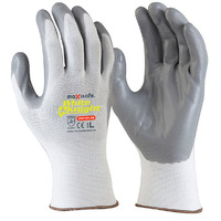 White Knight Synthetic Glove with Grey Foam Nitrile Palm