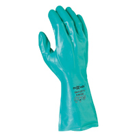 Maxisafe 33cm Green Nitrile Chemical Glove 12x Pack