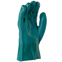 Maxisafe Green Double Dipped PVC Gauntlet 27cm