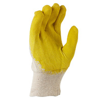 Economy Yellow Latex Glass Gripper Glove