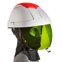 E-MAN Helmet with Green IR Visor and FR Balaclava
