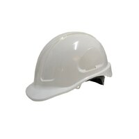 Maxisafe White Unvented Hard Hat Ratchet Harness