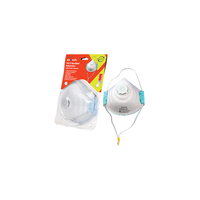 P2 Moulded Respirator with Carbon filter and Valve card of 3
