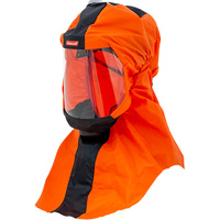 CleanAir Long Protective Respiratory Hood Orange Colour