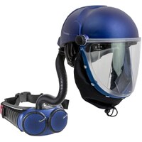 Helmet with flip-up visor and PAPR : RGH518 + RPA530 + RFH529 + Storage box