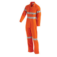 WORKIT Hi-Vis Lightweight Single Tone Taped Coverall with Nylon Press Studs