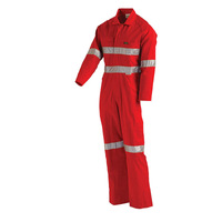 WORKIT Hi-Vis Mid-weight Taped Coverall with YKK 2 Way Nylon Zip
