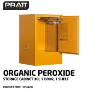 Organic Peroxide Storage Cabinet 30L 1 Door 1 Shelf