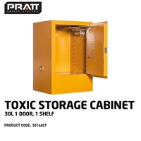 Toxic Storage Cabinet 30L 1 Door 1 Shelf