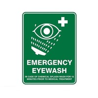 Emergency Eyewash Sign