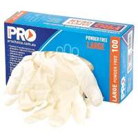 ProChoice Disposable Latex Powder Free Gloves 10 Pack