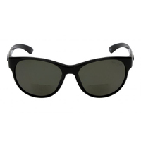 Ugly Fish IRIS BIFOCAL Shiny Black Frame Smoke Lens +2.00 Bifocal Fashion Glasses