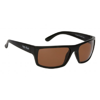 Ugly Fish P1202-Matt Black Frame Brown Lens Fashion Sunglasses