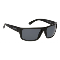 Ugly Fish P1202-Matt Black Frame Smoke Lens Fashion Sunglasses