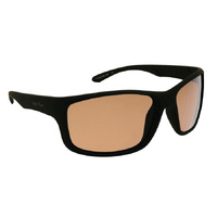Ugly Fish P1622 Matt Black Frame Brown Lens Fashion Sunglasses