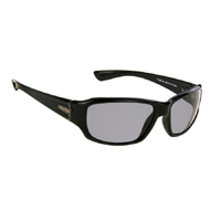 Ugly Fish P7880 Shiny Black Frame Smoke Lens Fashion Sunglasses