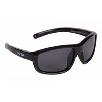 Ugly Fish PB002 Shiny Black Frame Smoke Lens Fashion Sunglasses