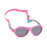 Ugly Fish PKR 122 Pink Frame Smoke Lens Fashion Sunglasses