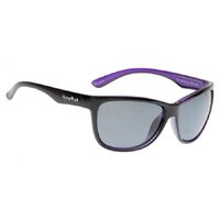 Ugly Fish PT6544 Shiny Black Frame Smoke Lens Fashion Sunglasses