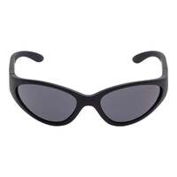 Slim polarised motorcycle sunglasses rsp04282 - matt black frame/smoke lens