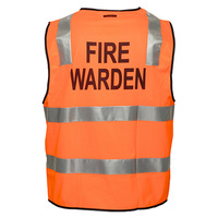 Prime Mover Fire Warden Zip Vest D/N