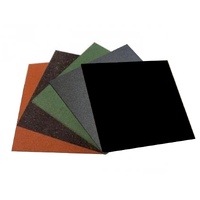 Rubber Patio Paver Recycled Rubber 500 x 500 x 15mm Pack of 20