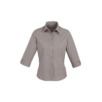 Biz Collection Ladies Chevron 3/4 Sleeve Shirt