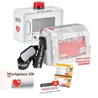 Smart First AED Workplace Kit Silver Bundle