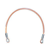 Cab Hercules 22kN Two Person Rated Stainless Steel Wire Reinforced Rope Anchor Sling
