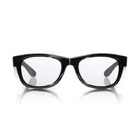 SafeStyle Classics Black Frame Clear Lens Safety Glasses