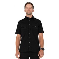 Grindstones Short Sleeve Shirt Colour Black