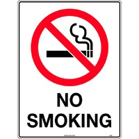 No Smoking Safety Sign 300x225mm Metal